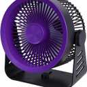 Inmorven Portable Desk Fan  7Inch Personal Fan with 5 Speeds, 360° Tilt, USB Rechargeable Battery for Home, Office, Dorm & Travel