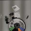 Solar Fountain Glass Panel with 2200 mah Battery, 3.5W Floating Solar Water Fountain with 4 Fixed Rods, Solar Fountain Pump for Bird Bath, Garden, Pond, Pool, Outdoor-Colorful Lights