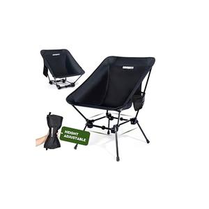 Oragati Lightweight Camping Chair, Portable Folding Chair for Camp, Backpacking, Beach, Hiking, Outdoors, Picnics, Black