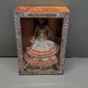 Barbie Signature Doll, Dia De Muertos 2025 Collectible in Ruffled Cream Gown Trimmed with Marigolds and Ribbon, Flower Crown and Calavera Face Paint