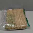 KOZYFLY Indoor Door Mat 2x3 ft Small Area Rugs Washable Front Door Mat Non Slip Rubber Backed Entryway Rug Cotton Entrance Doormat for Front Porch Bathroom Kitchen Bedroom, Tan/Orange/Brown