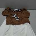 Remimi Halloween Girls Chocolate Worker Outfits Brown Shirt White Skirt 3-14 Years (7-8 Years)