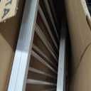 Regalo Safety 35" Extra Tall Baby Gate for Stairs, Wall Mounted 2-in-1 Wide Stair Gate for Babies, Toddlers, & Pets, Includes Banister and Wall Mounting Kit, White