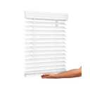 Lotus & Windoware Cordless, 2 Inch Faux Wood Blind, 34" Wide x 60" Long, Window Blinds, Blinds & Shades, Blinds for Indoor Windows, Smooth, Bright White - 34" x 60", Bright White