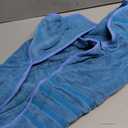 Tuff Pupper Fast Drying Dog Bath Robe | 800 GSM Plush Dog Towel Bathrobe/Dressing Gown | Super Absorbent Pet/Puppy Bathrobe | Adjustable Hood & Belly Strap | Super Soft | Fast Drying (XXL, Blue)
