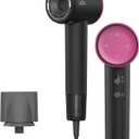 AINA Hair Dryer, Blow Dryer - Brushless Motor, 110,000 RPM Lightweight, Ionic Travel 110V/ALCI Plug(Sexy Rose)