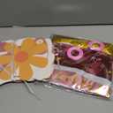 Young Wild and Three Decorations Girl Banner,3rd Birthday Party Decorations,Groovy Retro Hippie Boho Daisy Flower Rainbow And Pink Stars Foil Balloon For Birthday Party Supplies