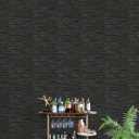 NuWallpaper Black Grassweave Peel and Stick Wallpaper, Textured Removable Wallpaper, Renter-Friendly, 20.5 in x 18 ft