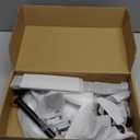 Matte Black Bathroom Accessories Set, KLJKPA 4 Pieces Bathroom Hardware Set, 24 inch Towel Bar, Towel Racks for Bathroom, Robe Towel Hooks, Toilet Paper Holder Wall Mounted