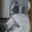 Goodluck 600 Piece Disposable Silver Plates for 100 Guests, Plastic Dinnerware Set of 100 Dinner Plates, 100 Salad Plates, 100 Spoons, 100 Forks, 100 Knives, 100 Cups, Plastic Plates for Party