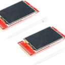 2Pcs 2.4" Color LCD Screen Module Resolution 240 * 320 2.4 inch TFT LCD Display with Touch Panel for Arduino ILI9341 Interface SPI