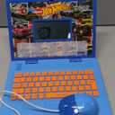 Lexibook Hot Wheels, Educational and Bilingual Laptop in English/Spanish, Toy for Children with 124 Activities to Learn, Play Games and Music, Blue, JC598HWi2