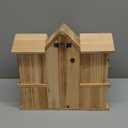 Bird Houses for Outside 10 Hole Bird House Room for 10 Bird Families Large Bird House for Garden/Courtyard/Backyard Decor Finch Bluebird Cardinals Handmade Hummingbird House