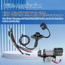 39886 Winch Remote Control Female Socket Wiring Connector Harness Kit Fit for Badland 5000 12000 Winches, for WARN 5-Wire Truck Winches Controller Plug
