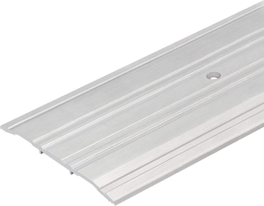 6" Wide x 1/4" High Fluted Aluminum Threshold (4 FT Long)