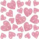 26Pcs Iron on Heart Patches 4Sizes Rhinestone Heart Iron on Patches Love Rhinestone Patches Adhesive Applique Hearts Glitter Crystal Patches for Clothing Jeans Shoes Bags Hats Repair Decoration