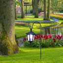 BESPORTBLE Shepherd Hook: 2Pcs Iron Hook Courtyard Lawn for Garden Hanging Lanterns, Plant Stand Hanger Baskets, Plants, Street Lights Hanging Rack Iron Shepherd