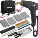 Allturn Plastic Welder, 2 in 1 Plastic Welding Kit, Hot Staples Weld Gun, Car Bumper Repair Kit for Most Plastics, Patent Number D970324(Black)
