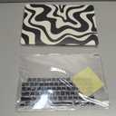 B BELK Compatible with MacBook Air 15 inch Case 2026 2025 2024 2023 M4 M3 M2 A3241 A3114 A2941, Wavy Pattern Sturdy Protective Plastic Hard Shell Case+Keyboard Cover+Screen Protector, Black Wave