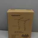 Pair of Studio Monitor Stands Desk Clamp Speaker Stands 0-12Tilt Height Adjustable with Cable Management