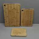 SMIRLY Wooden Cutting Boards For Kitchen Meal Prep & Serving - Bamboo Cutting Board Set with Holder, Charcuterie & Chopping Board, Wood Cutting Board Set, Kitchen Gadgets