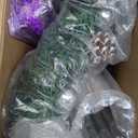 Ziliny Christmas Advent Wreath Candle Holder Pillar Wreaths Centerpiece Decor Advent Calendar Ring Candleholder Decoration Stand Gifts Church(Gold) (Silver)