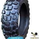 120/70-12 Tire for Scooter/Moped Front Rear for Daily Commuting on Various Roads 4 P.R 225 kPa MAX Load 430 LBS 59J 120/70/12 Tubeless Anti-Slip Tyre, Wear-Resistant Knobby Tire