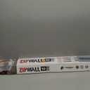 ZIPWALL ZP4 ZipPole 10 Foot Spring Barrier (Pack of 4) Loaded Poles for Dust Barriers, 4 Pack, Black
