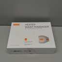 Portable Heating Pad for Back, Cordless Wearable Heat Belt with Massager for Lower Back Pain Relief, Battery Powered 8000 mAh Rechargeable, MAXwarm 3.0, Gift for Women Men 90-310 lbs (Beige)