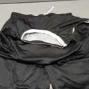 1 Set of Men's Reversible Basketball Jersey and Shorts, Double-Sided Custom Athletic Uniforms for Team Sports Practice (Black/White, Large)