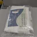 Nanspring White Kitchen Curtains 54 Inch Length 2 Panels Back Tab Thermal Insulated Drapes for Bedroom Living Room Dining Room Energy Efficient Window Treatment 40x54 Inch