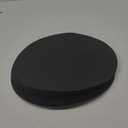 100 Pieces Black Paper Place Mats Black Round Disposable Table Mats Decorative Placemats for Wedding Bridal Shower Black Birthday Party Dining Decor