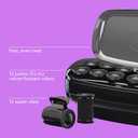 Conair Hot Rollers for Long, Medium & Short Hair, 12 Jumbo 1 " Heated Hair Rollers with Clips, Hot Curlers for Women, Volume & Curls, Black