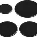 4Pcs Cooker Hob Gas Burner Cap, Cooker Hat Set Fit for SABAF, Gas Burner Cap Set, Oven Gas Hob Burner Crown Flame Cap Cover, Stove Handles Lid Kit(Flat)