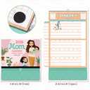 2026 Calendar - Mom Calendar 2026, Magnetic Calendars for Refrigerator, Jan.2026 - Dec.2026, 11.81"x12.38", Family Calendars 2026, Fold-out Wings, Large Pocket, Hanging Hook