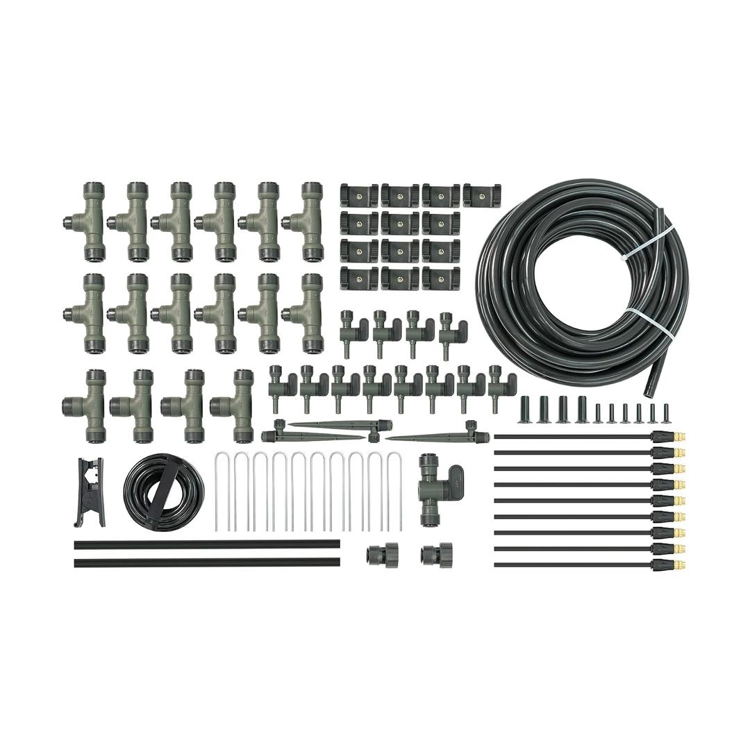 Vego Garden Irrigation Kit - Drip Irrigation System for Raised Garden Beds, Efficient Watering Solution for Vegetables, Flowers, and Plants, Easy DIY Installation (Large)