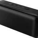 LENRUE Bluetooth Speaker,Wireless Portable Speakers with TWS, 12H Playtime, Clear Sound for Home,Travel and Outdoor,Handfree Calls Compatible with for iPhone, Samsung Android and More (Matte Black)