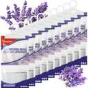 Vacplus Moisture Absorbers, Hanging Closet Dehumidifier Bags, Humidity Packs, Desiccant, Closet Dehumidifiers with Lavender Fragrance, 10 Pack, 9.8OZ (Purple)