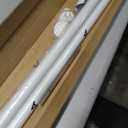 Extra Long Tension Curtain Rod No Drill by EZFurni, 82–123 Inch Heavy Duty Tension Rod with Lock-In Stability, Spring-Loaded Non-Slip Secure Hold for Shower, Window, Patio, 1.26" Diameter, White