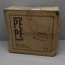 PEPE Mobility - Raised Toilet Seat for Seniors 6 inch (Fits Round and Elongated up to 15"), Lid, Handicap Riser