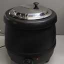 Winco Electric Soup Warmer, 10.5-Quart,Black