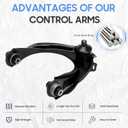Front Control Arms for Honda Accord 03-07 (2.4L), for 04-08 Acura TSX -12pc