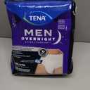 TENA MEN Overnight Extra Coverage Incontinence Underwear, Adult diapers, Large/X-Large (Waist Sizes 44in-64in), 48 Count (4 packs of 12)