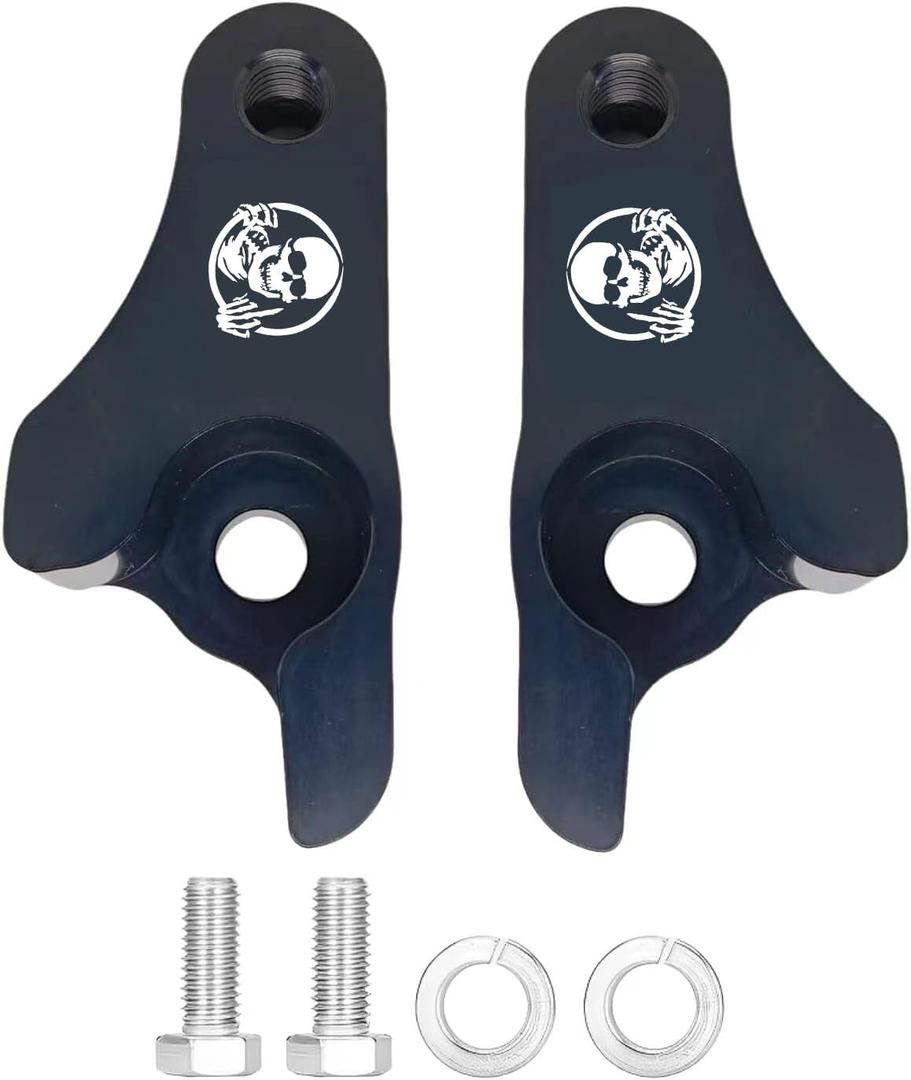 2'' Lowering Kit for 2002-2025 Harley/Road Glide/Street Glide/Road King/Electra Glide/CVO Limited/Ultra Classic/Touring Models (2'' Inch Lowering Kit-Black)