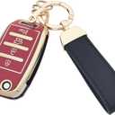 TPU Key Fob Cover fit for Kia Sorento Sportage Rio Soul Forte Optima Carens Picanto Flip Keyless Entry Key Fob