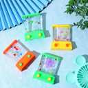 Gejoy 4 Pieces Water Games Handheld for Kid Waterful Ring Toss Handheld Game Water Toys Mini Retro Pastime Car Toys Fidget Autism for Children's Day Boys Girls Birthday Goodie Bags(Lovely Style)