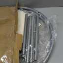 STO STO Rolling Laundry Hamper with Wheels  185L (48 Gallon) Extra Large Industrial Clothes Laundry Basket with Removable Bag, Round Cart Sorter for Bedroom, Hotel, Beige & Gray