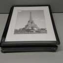 upsimples 11x14 Picture Frame Set of 5, Display Pictures 8x10 with Mat or 11x14 Without Mat, Wall Gallery Photo Frames, Black