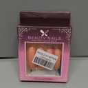 Curved Nail Tips Long Square Press on Nails Pink Nails False Nails with Solid Colour Designs Unique Stick on Nails Pink Glossy Glue on Nails for Women Girls 20Pcs