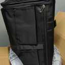 130L Expandable Luggage, 40 Inch Suitcase with Wheels, Collapsible Luggage with Wheels, Rolling Duffle Bag with wheels, Foldable Suitcasewith2Handle Wrap 2Fixing Straps 1Shoulder Strap (Black), Large